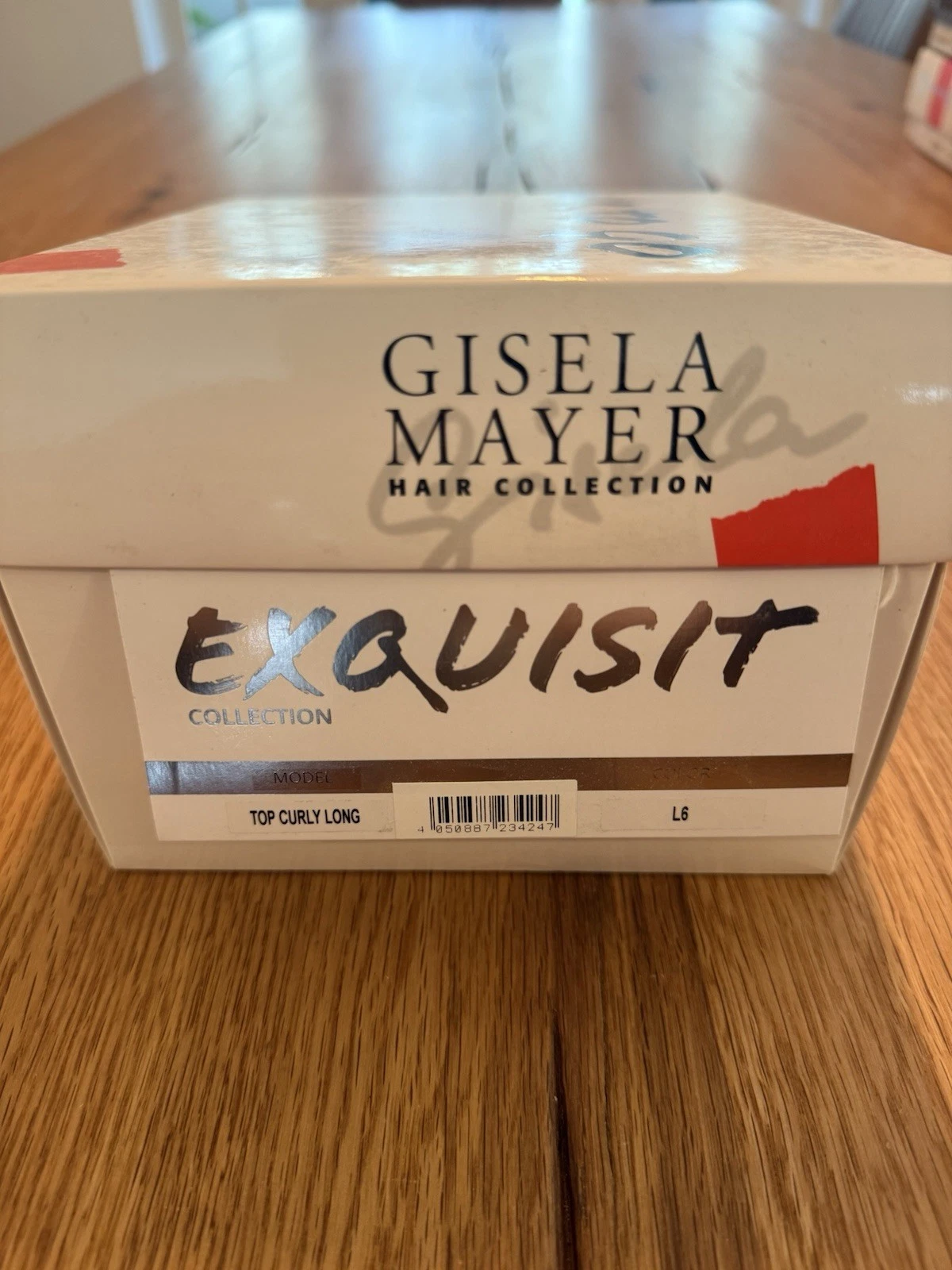Gisela Mayer Exquisit Hair Topper Top Curly Long Natural Medium Brown L6 - New 3