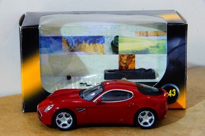 1:43 SCALE DIECAST MODEL, CARAMA-HONGWELL-MOTORAMA, 2009 ALFA ROMEO 8C. V.G. Box