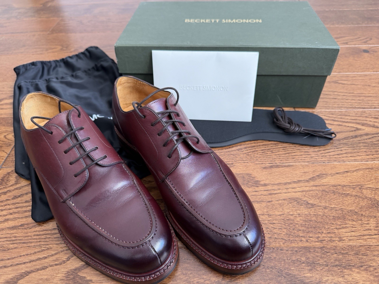 Beckett Simonon Anders Split Toe Derby Bordeaux S… - image 1