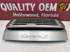 2005-2008 Porsche 911 Convertible Rear Engine Trunk Deck Lid Assembly Silver Oem