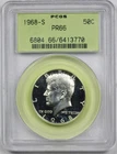 1968-S 50C PCGS/OGH PR 66 Kennedy Half Dollar