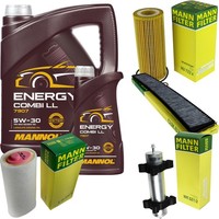 Inspektionspaket 6L Mannol Energy 5W-30 FüR BMW E46 320D 318D 320Td 318Td 320 Cd