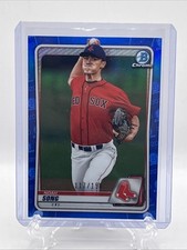 2020 Bowman Chrome Prospects Blue Refractor /150 Noah Song #BCP-161 Red Sox