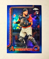 Adrian Del Castillo 2025 Topps Chrome RC BLUE REFRACTOR 094/150 #240 Raw N6
