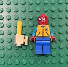 LEGO Spider-Man Minifigure Orange Jacket Avengers Super Heroes 76196 sh757