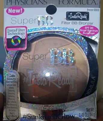 New RARE Physicians Formula SPF 30 Super BB InstaReady #6669 Powder BRONZER HTF