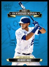 2021 Panini Diamond Kings Debut Blue Keibert Ruiz Los Angeles Dodgers #DDK-LD