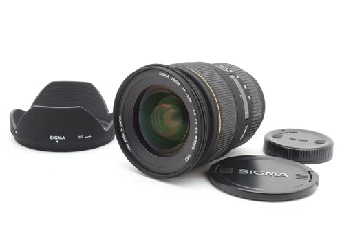 Sigma 24-70mm f/2.8 EX DG Macro Lens Sony A Mount w/Hood Caps Japan 2807965
