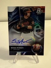 2023 Bowman Platinum SILAS ARDOIN Top Prospect Auto TOP-88 Baltimore Orioles