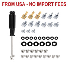 46PCS NVME M.2 SSD Mounting Screws M.2 SSD Screw Kit for Asus Gigabyte ASRock Ms