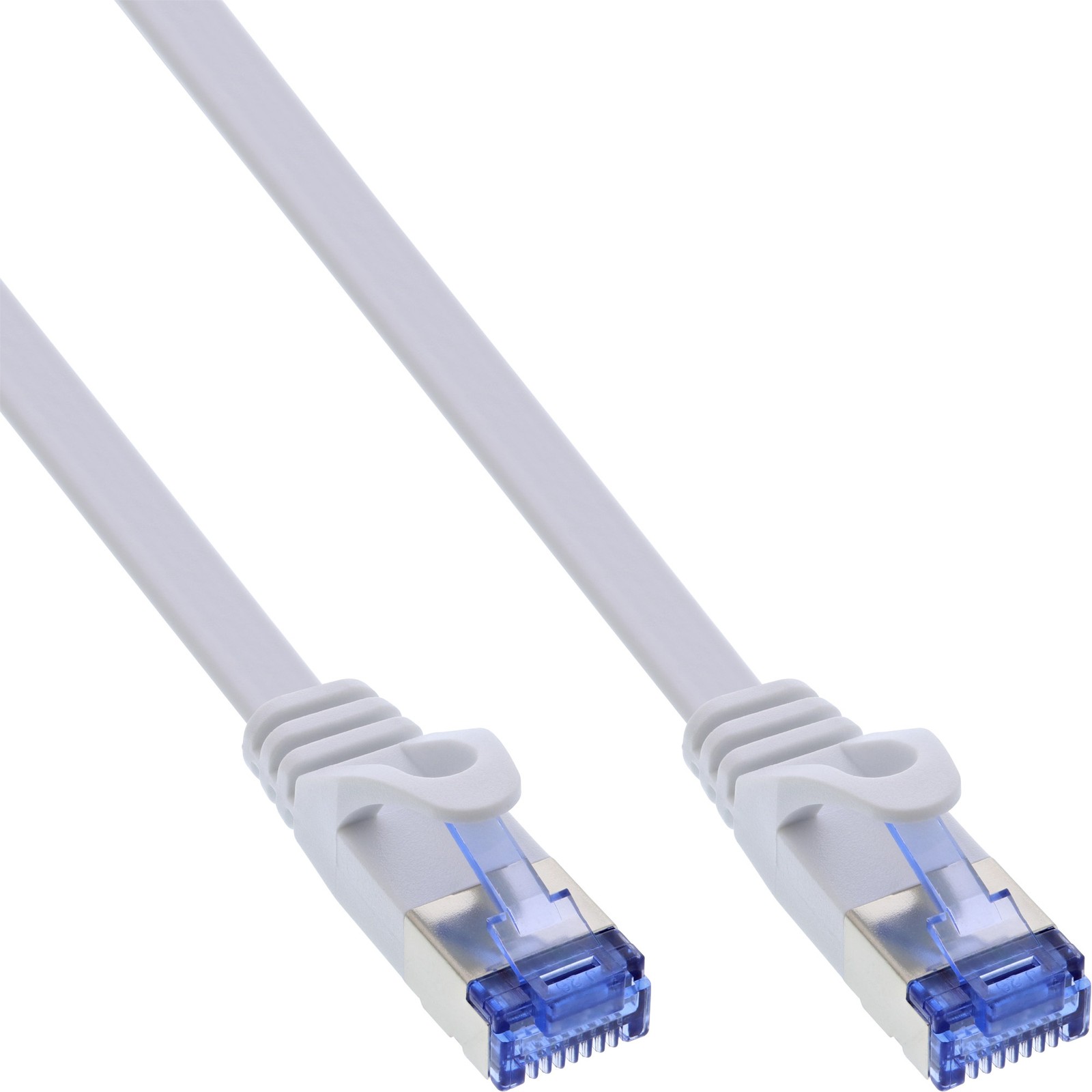 ITS 7 METRI Patch Cable flat, U/FTP, Cat.6A, bianco