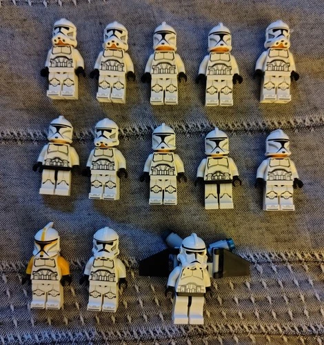 Lego Star Wars Phase 1 and Phase 2 Clone Trooper Minifigure Lot