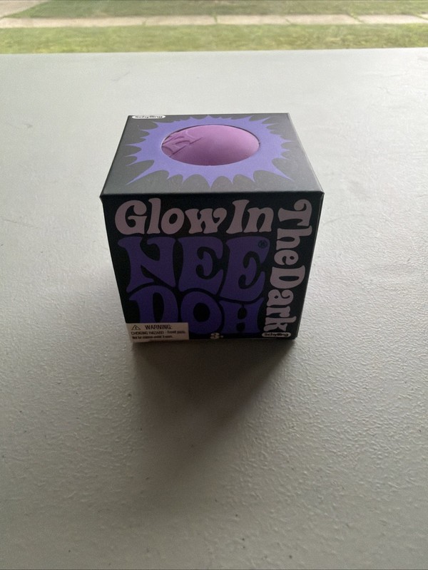 NIB NeeDoh Glow In The Dark PURPLE Brand New