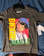 The Notorious B.I.G. Biggie Youth 4/5 Black Graphic T-Shirt Brooklyn Mint 2025