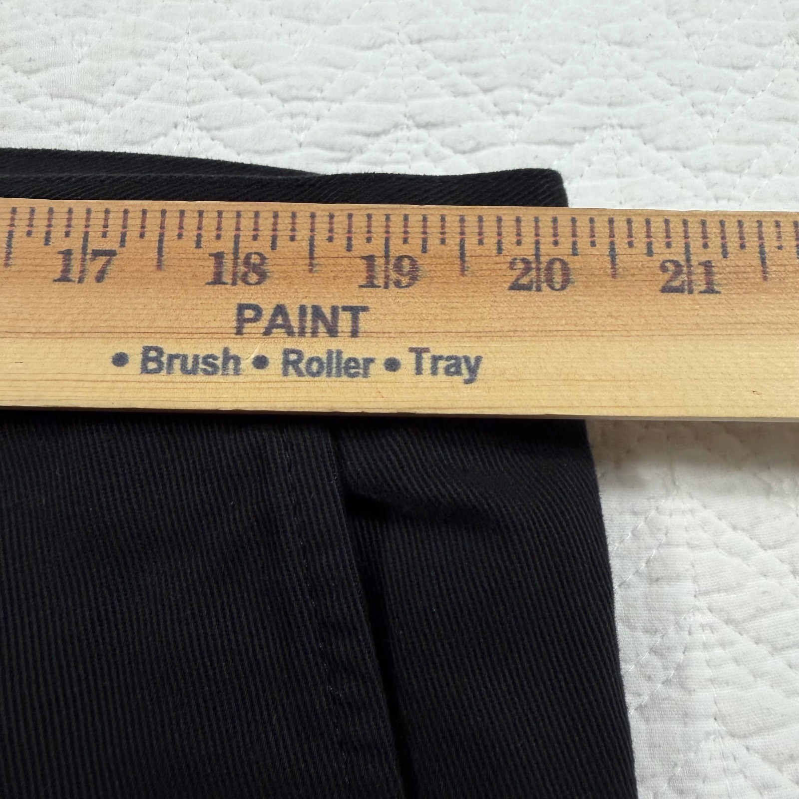 HUGO BOSS Men Black Casual Pants Trousers Size 38x32 (Fit 40x28) Cotton NWT thumbnail 9