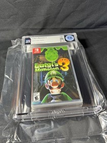 Graded WATA Perfect 10 A++ 'Luigi Mansion 3' 1st Print Nintendo Switch CGC VGA