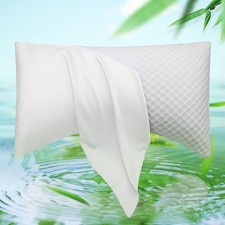 Cooling Side Sleeper Pillow Cases - Curved Rayon Derived from Bboo
