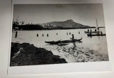Waikiki Beach 1905  Silver Halide Gelatin Print Hand Printed By Bill Romerhaus