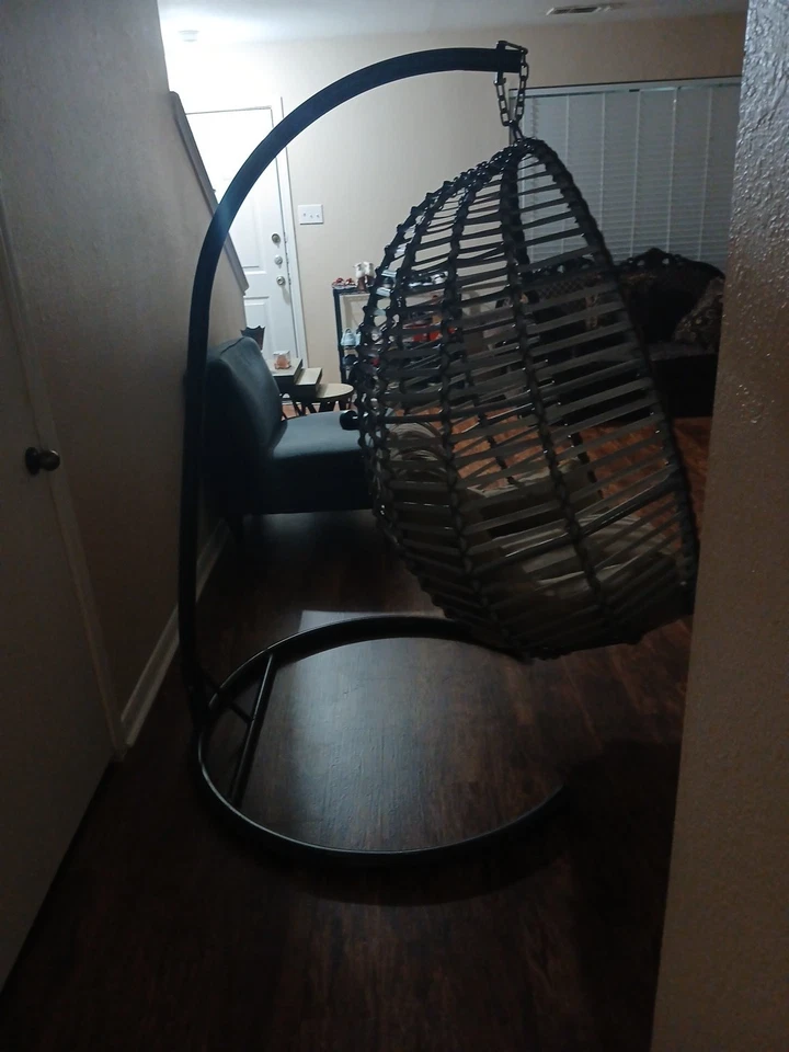 Silla oscilante exterior/interior, silla flotante también conocida como. Foto 4 de 4