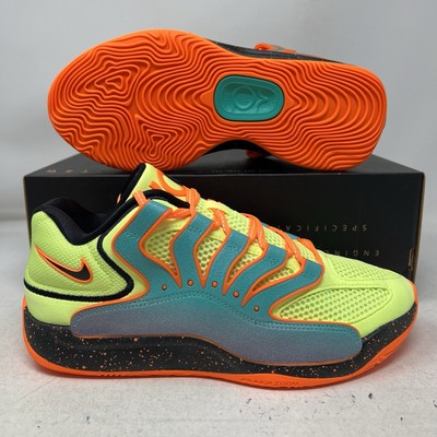 Nike KD 18 New Timeline Jade Black Lime Men's Basketball Shoes
