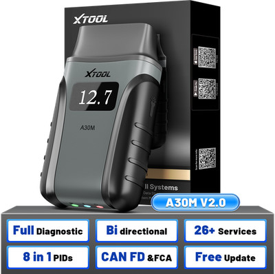 XTOOL A30M Bidirectional OBD2 Scanner Full System Diagnostic Tool Free Update