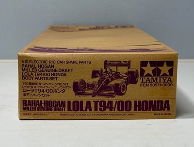 TAMIYA 50571 R/C Rahal-Hogan Miller Genuine Draft Lola T94/00 Honda Spare Body - Photo 1/4