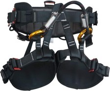 SOB Climbing Harness, Half Body Tree Climbing Harness Men,Thicken Widen Prote...