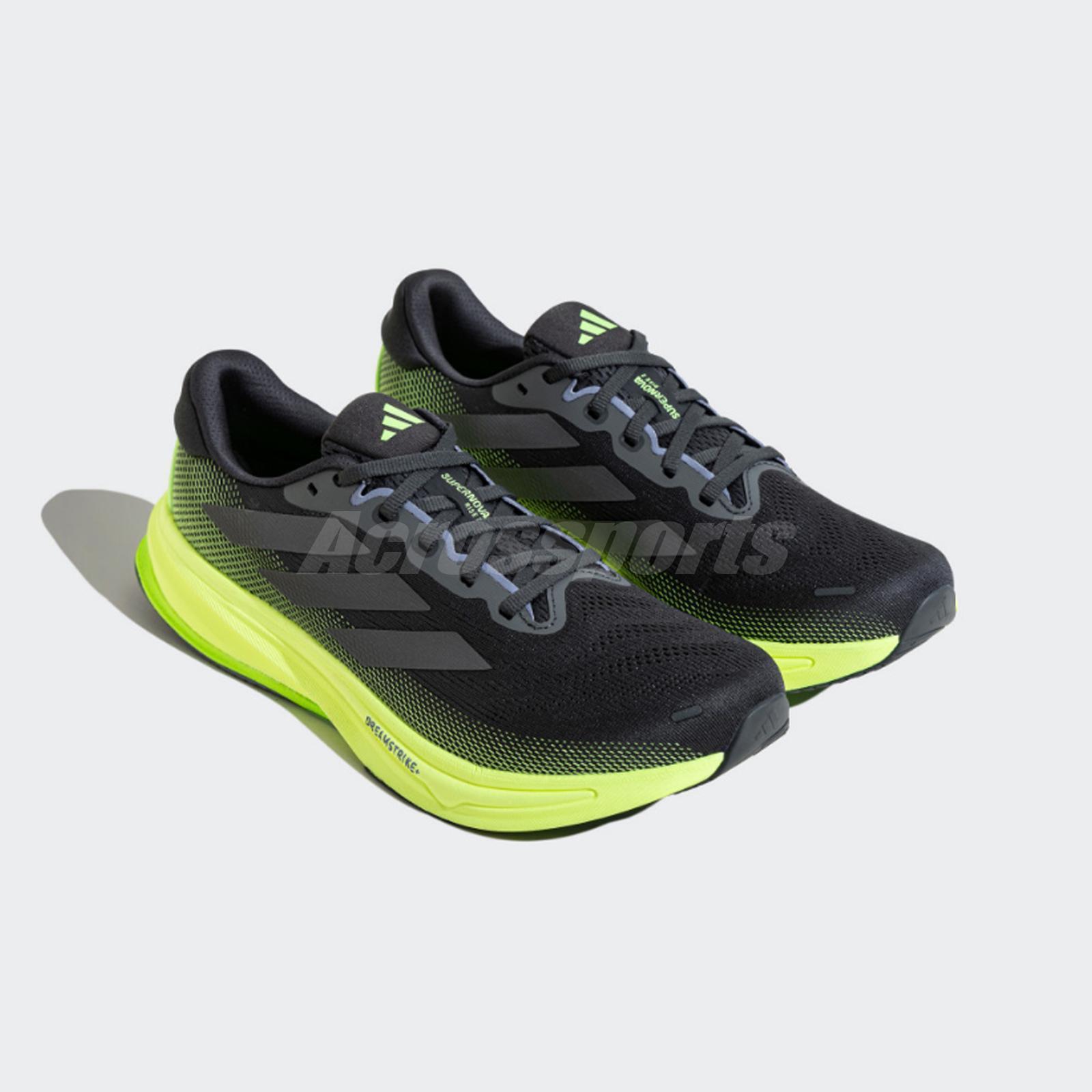 мужские дорожные кроссовки adidas Supernova Rise 2 M Black Lucid Lemon JS4263