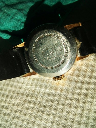 Cauny Prima swiss winded gold plated watch 10micorn - Imagen 2 de 9