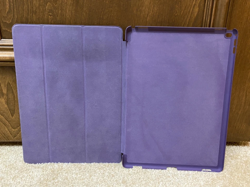 Apple Pro 12.9 Pulgadas Modelo Original Tablet Folio Estuche-Púrpura Foto 3 de 4