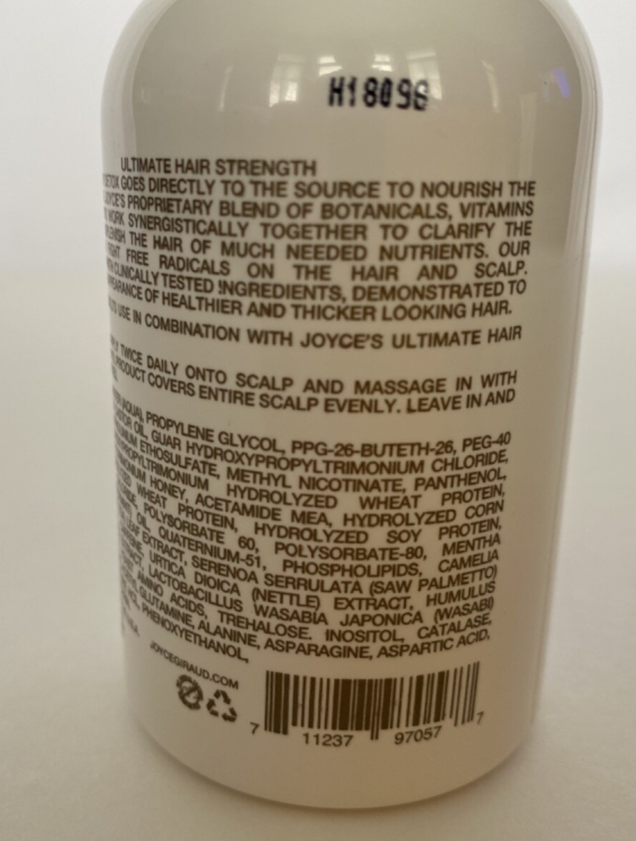 Joyce Giraud Ultimate Hair Strength Scalp Detox for Fuller Healthier Hair - 4 oz