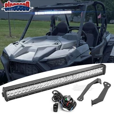 Roof 32" LED Light Bar Brackets Wire For Polaris RZR XP 1000/XP Turbo 2014-2023