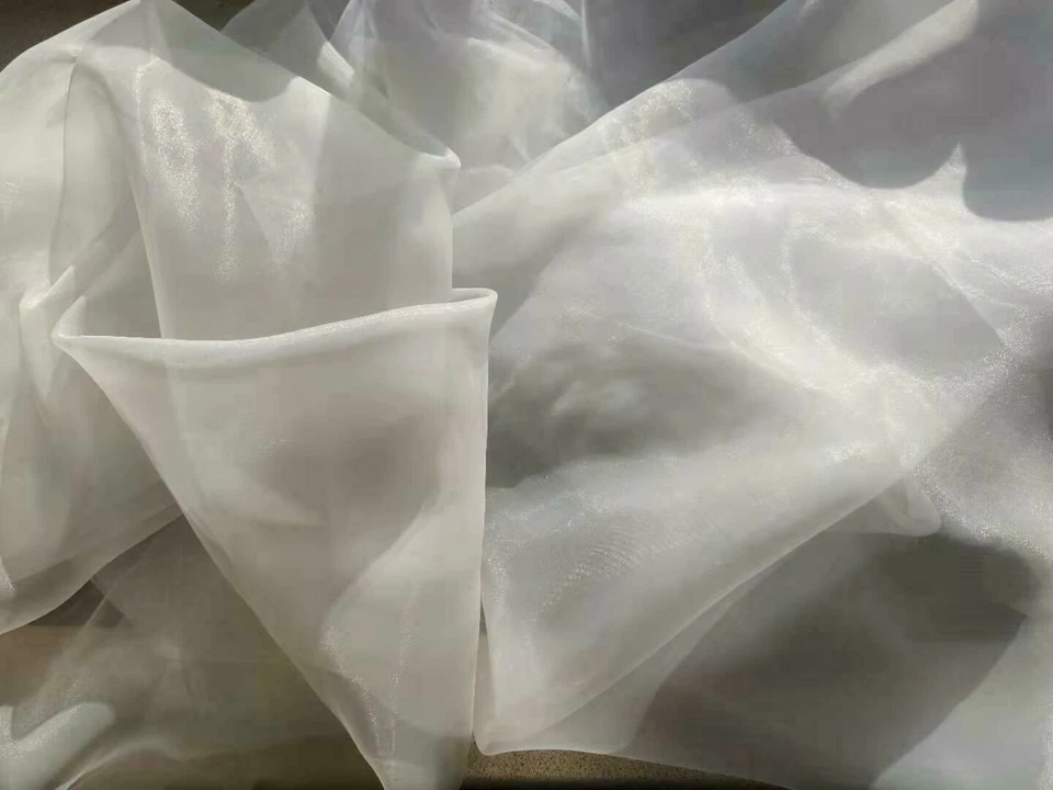 Sheer Organza Fabric Voile Curtain Wedding Drape Material wholesale 150cm wide - Image 2 of 4