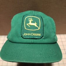 Vintage Green JOHN DEERE Youth/Kids Snapback Foam Cap Hat Patch K-PRODUCTS USA