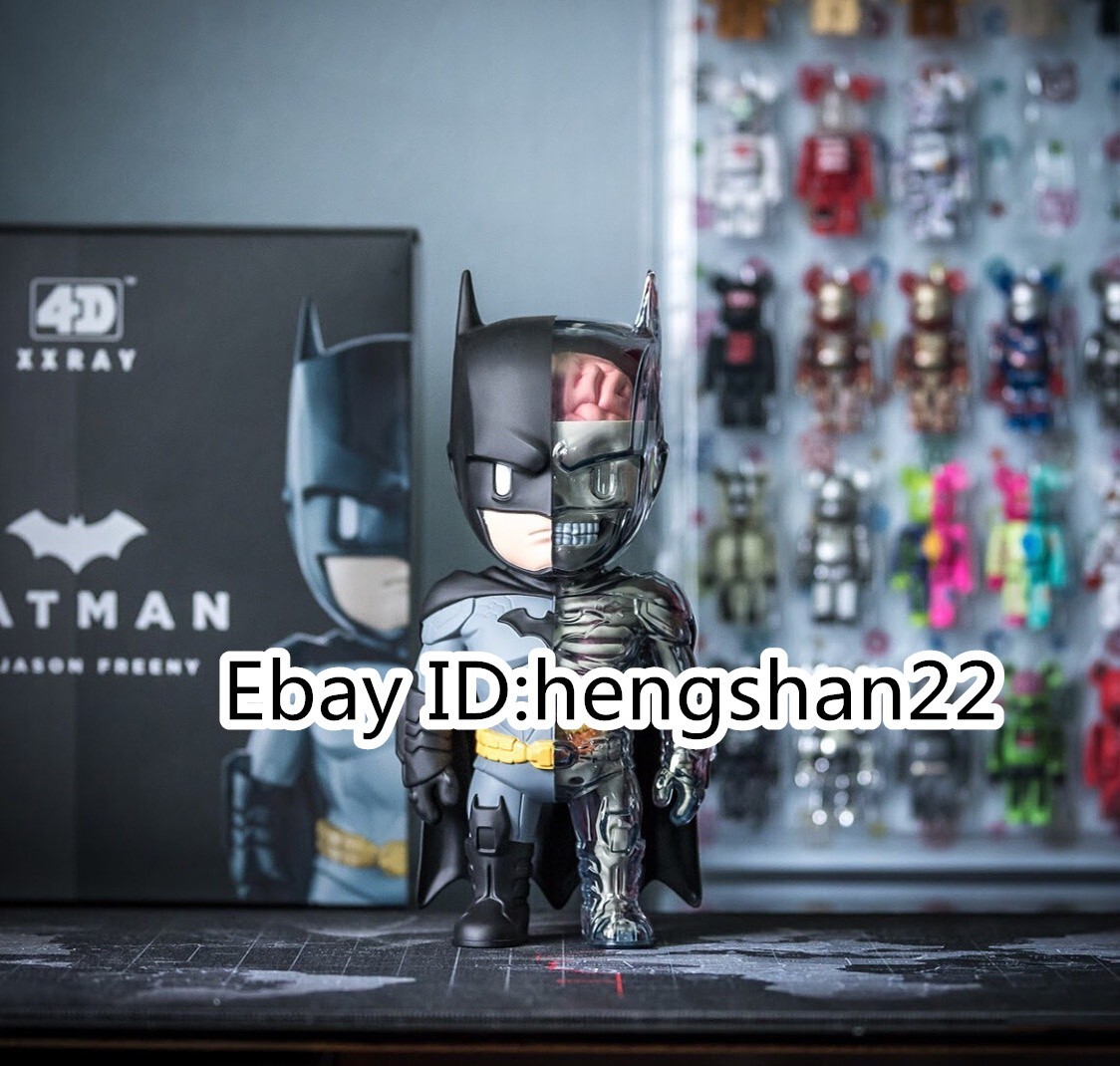 4D XXRAY Mighty Jaxx Batman By Jason Freeny Black-Clear PVC 4D XXRAY Mighty Jaxx Batman By Jason Freeny Black-Clear PVC