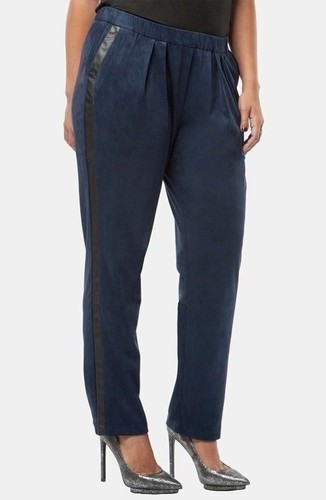 Hose Trousers Mynt 1792 Kunstleder Zapfenfalte Smokinghose NEU 16W neu mit Etikett $ 188 - Bild 2 von 8