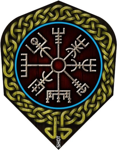 Dart Shot - Viking Drakkar - Flights No6 Flyer - Stückzahl wählbar - NEU