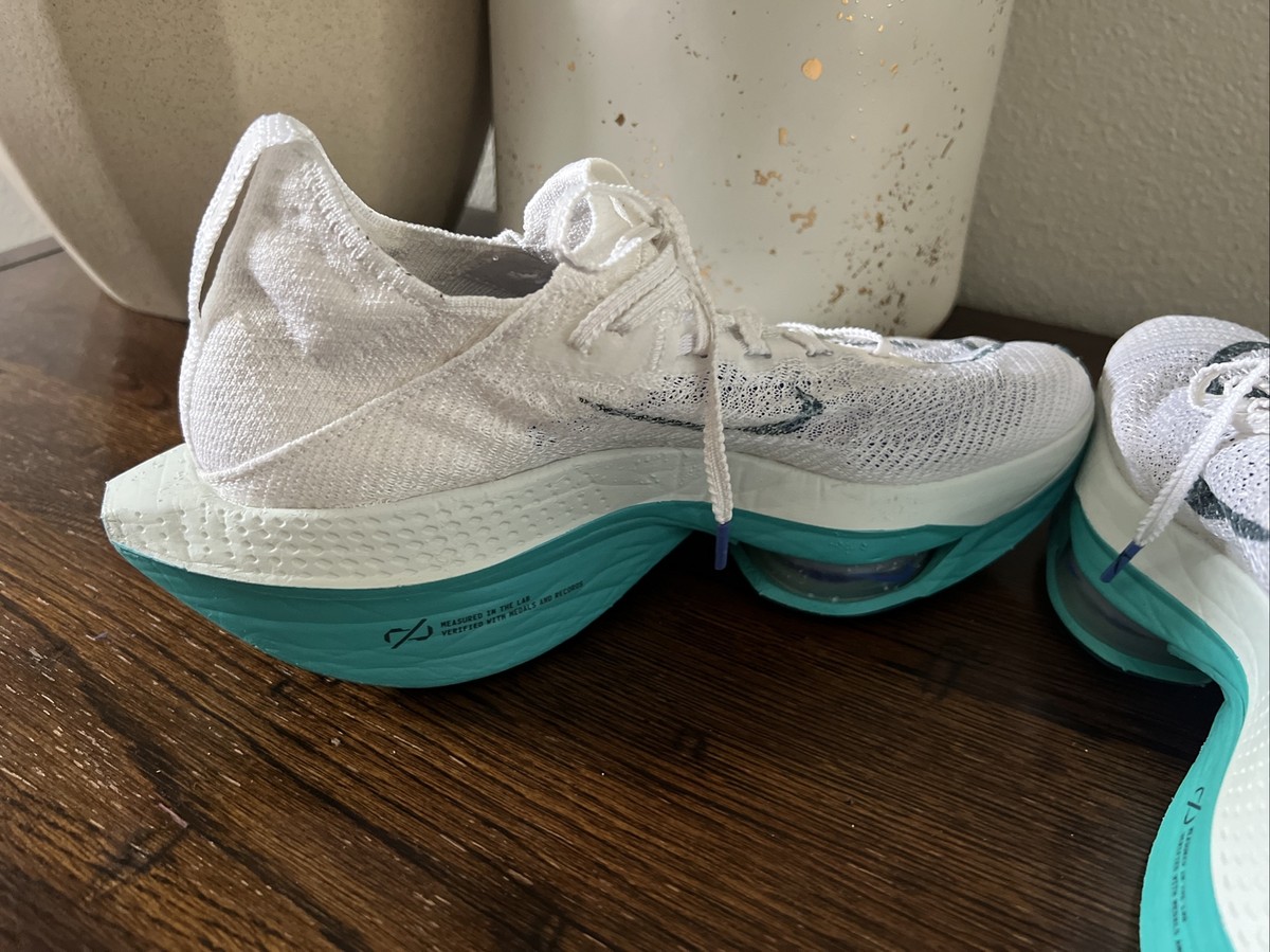 Nike Air Zoom Alphafly Next% 2 Women's size 9 M White Jade Nike Air Zoom Alphafly Next% 2 Women's size 9 M White Jade