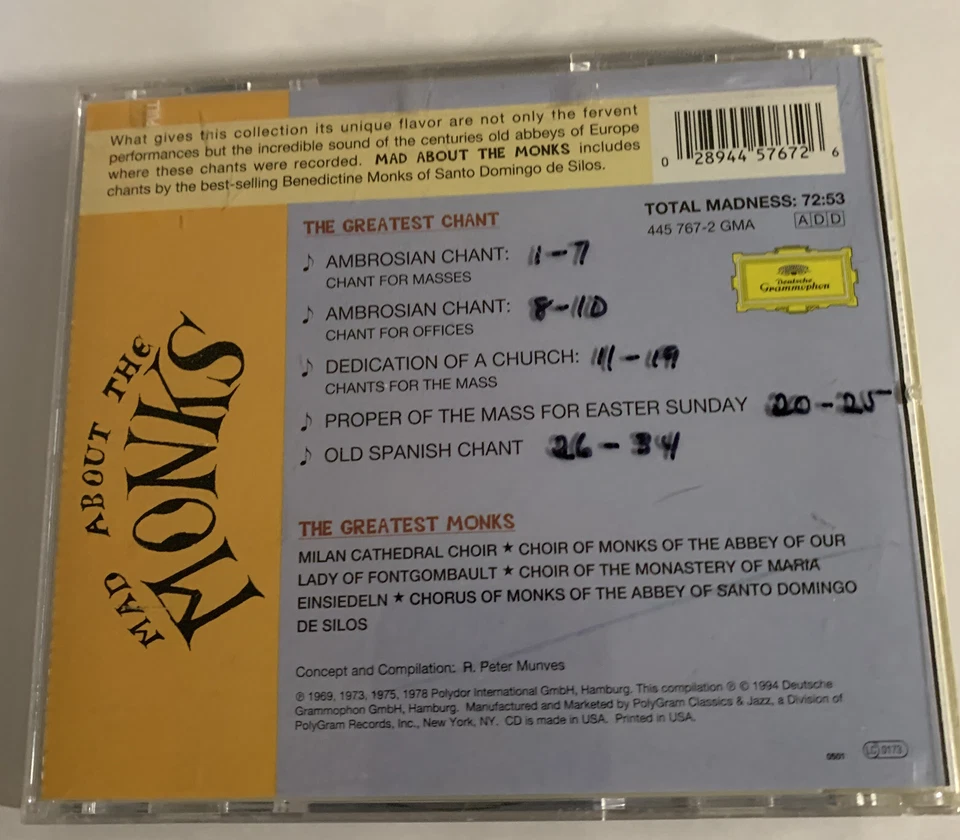 Mad About the Monks - Audio CD By Mad About the Monks - Image 2 of 2