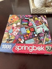 Springbok Jigsaw Puzzle GIRLS NIGHT OUT! 1000 pc Makeup Made in USA