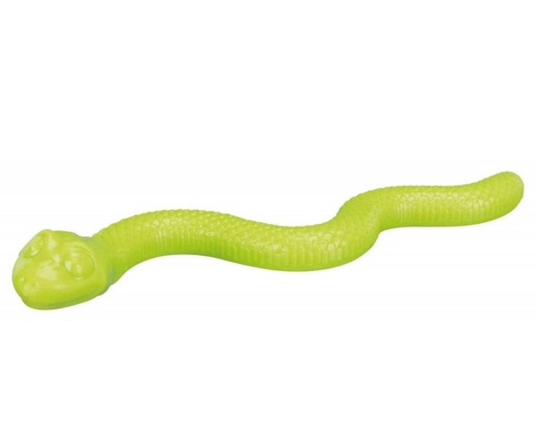 Trixie Snack-Snake, Tpr 42 Cm, Snack - Spielzeug Mit Stimme FüR Hunde, GrüN-image