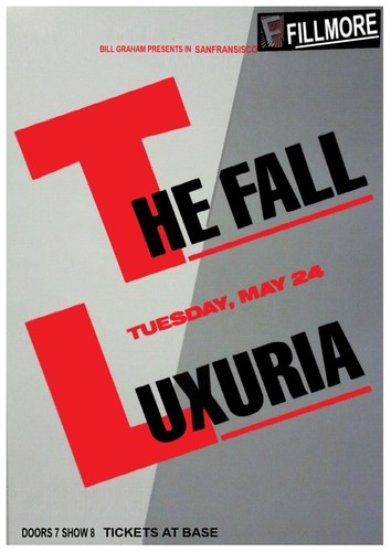 The Fall CHOOSE any five posters from the 21 listed for only £17.50 = £3.50 each - Picture 12 of 21
