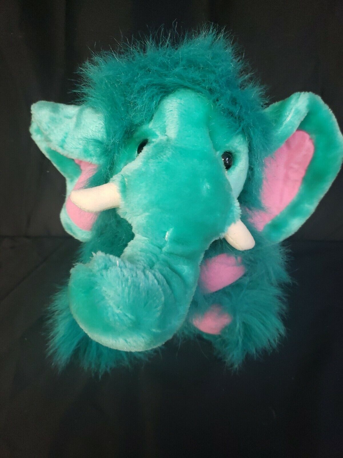 Green wooly mammoth limited Manhattan toy company plush stuffed animal large