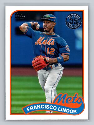 Francisco Lindor #89B-22 2024 Topps New York Mets baseball