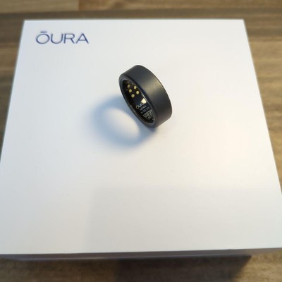 US9】Oura Ring Gen3 Heritage Stealth US9