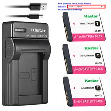 Kastar Battery Slim Charger for Sony NP-FT1 Sony Cyber-shot DSC-L1/L Camera
