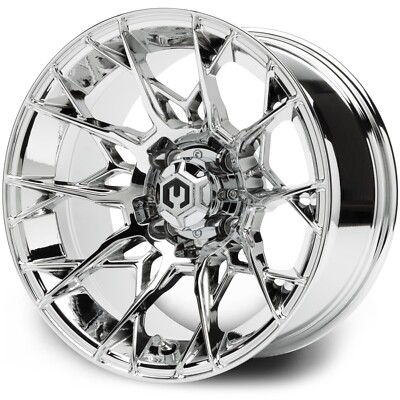 MODZ 14'' Chaos Chrome 14x7  - Golf Cart Wheel