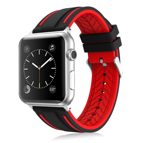 Per Apple Watch Ultra 2 1 Series 9 8 7 6 5 SE 4 3 2 1 cinturini cinturino sportivo in silicone - Foto 7 di 36