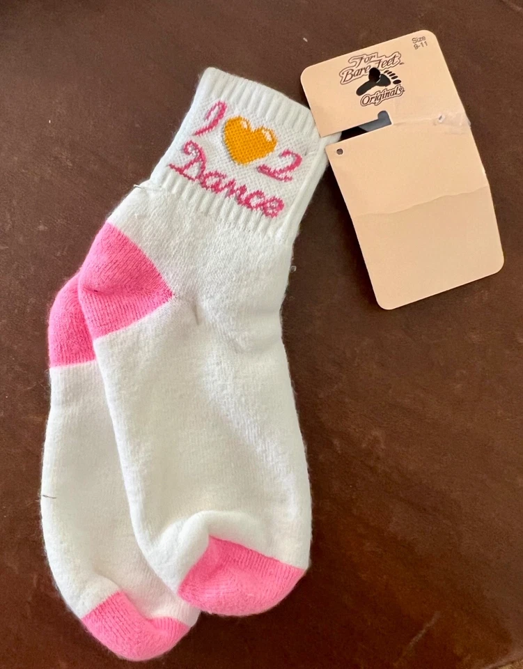 GKBAREFEET ORIGINAKS «Я 💛 2 ТАНЕЦ» ЖЕНЩИНЫ 9-11 БЕЛЫЙ РОЗОВЫЙ РУЛОН ВНИЗ SZ 9-11 - Изображение 3 из 4