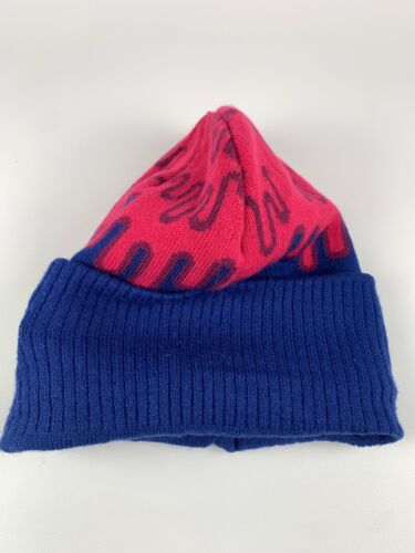 Cappello berretto maglia berretto Mishka Eyeball Beanie nuova epoca MNWKA stampa slime rosa blu vintage anni 00 - Foto 6 di 8